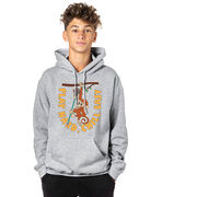 Guys Lacrosse Hooded Sweatshirt - Play Hard, Chill Easy