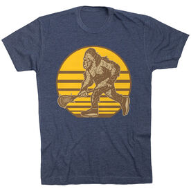 Guys Lacrosse Short Sleeve T-Shirt - BigFoot [Youth Small/Navy] - SS