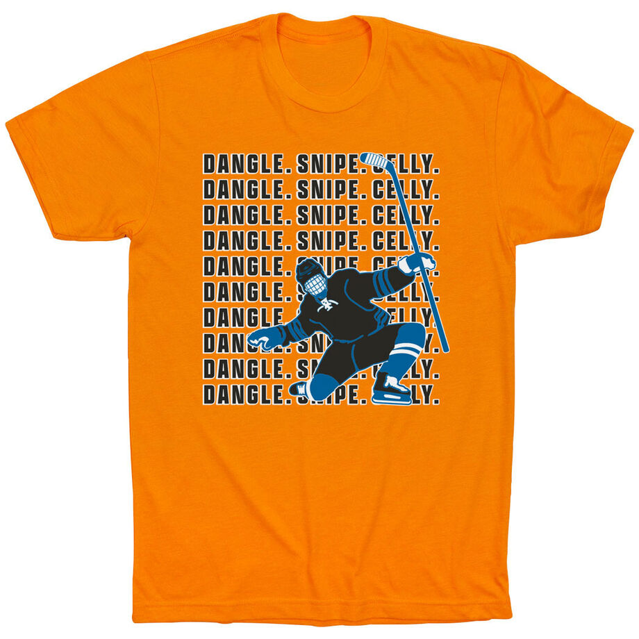 Hockey Short Sleeve T-Shirt - Dangle Snipe Celly Away