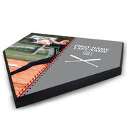 Softball Home Plate Plaque - Player Photo Stitch