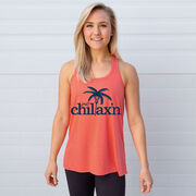 Lacrosse Flowy Racerback Tank Top - Just Chillax'n