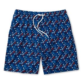 Guys Lacrosse Swim Trunks - All American Lacrosse - V1