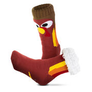 Turkey Slipper Socks with Sherpa Lining