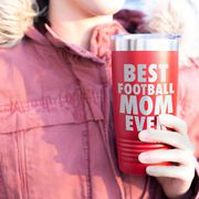 Football 20 oz. Double Insulated Tumbler - Best Mom Ever