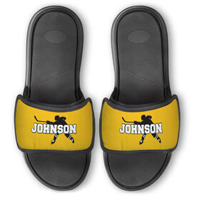 Hockey Repwell&reg; Slide Sandals - Personalized Hockey Shooter