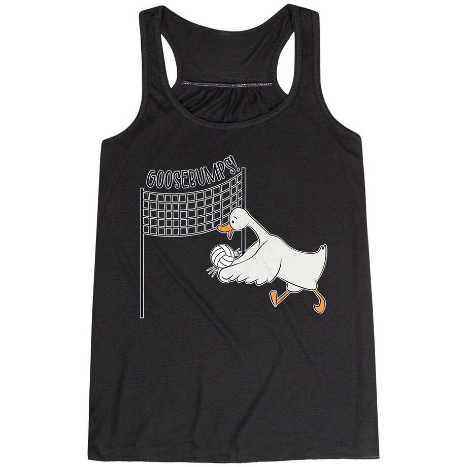 Volleyball Flowy Racerback Tank Top - Goosebumps