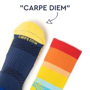 Socrates® Mid-Calf Performance Socks - Carpe Diem