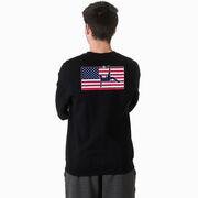 Soccer Crewneck Sweatshirt - Patriotic Soccer (Back Design)