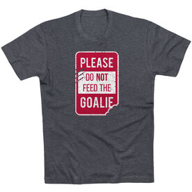 Short Sleeve T-Shirt - Don’t Feed The Goalie [Youth Medium/Charcoal] - SS