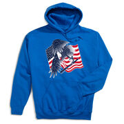 Baseball Hooded Sweatshirt - Baseball Eagle