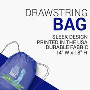 Golf Drawstring Backpack - Eat. Sleep. Golf