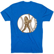 Baseball T-Shirt Short Sleeve - Baseball Bigfoot