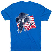 Guys Lacrosse Short Sleeve T-Shirt - Lacrosse Eagle