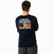 Hockey Crewneck Sweatshirt - If You Can't Take the Heat (Back Design)