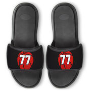 Basketball Repwell&reg; Slide Sandals - Basketball With Number