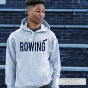 Crew Hooded Sweatshirt - I'd Rather Be Rowing