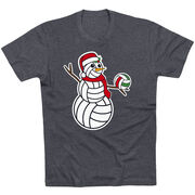 Volleyball Short Sleeve T-Shirt - Serving Holiday Cheer
