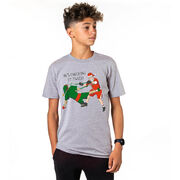 Guys Lacrosse Short Sleeve T-Shirt - Checking It Twice Lacrosse