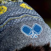 Pickleball Knit Hat - Fair Isle