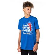 Hockey Short Sleeve T-Shirt - Lace 'Em Up And Light The Lamp