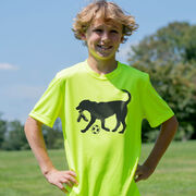 Soccer Short Sleeve Performance Tee - Spot The Soccer Dog