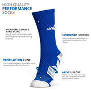 Soccer Woven Mid-Calf Socks - Soccer Player