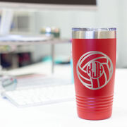 Volleyball 20 oz. Double Insulated Tumbler - Monogram Ball