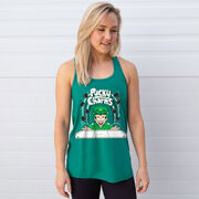 Hockey Flowy Racerback Tank Top - Pucky Charms