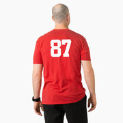 Baseball T-Shirt Short Sleeve - Baseball Dad Silhouette