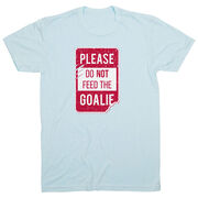 Hockey Short Sleeve T-Shirt - Don't Feed The Goalie