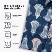 Lacrosse Performance Short Sleeve Button Down Shirt - Lax Head