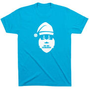 Baseball Short Sleeve T-Shirt - Ho Ho Homerun [Adult Small/Turquoise] - SS