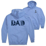 Soccer Hooded Sweatshirt - Soccer Dad Silhouette (Back Design)