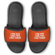 Personalized Repwell&reg; Slide Sandals - Your Text