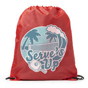 Pickleball Drawstring Backpack - Serve's Up