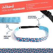Soccer Juliband Non-Slip Headband - Soccer All Day Patriotic