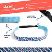 Soccer Juliband Non-Slip Headband - Soccer All Day Patriotic