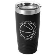 Basketball 20 oz. Double Insulated Tumbler - Icon