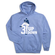 Baseball Hooded Sweatshirt - 3 Up 3 Down