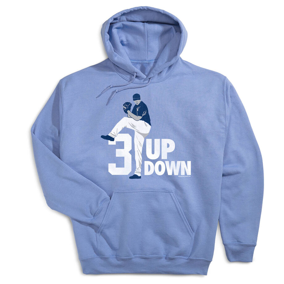 Baseball Hooded Sweatshirt - 3 Up 3 Down