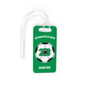 Soccer Bag/Luggage Tag - Personalized Soccer Team Ball