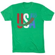 Soccer T-Shirt Short Sleeve - USA Patriotic