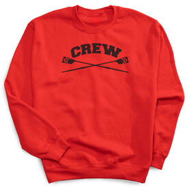 Rowing Crewneck Sweatshirt - Crew Crossed Oars Banner