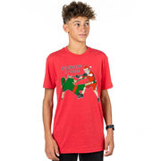 Guys Lacrosse Short Sleeve T-Shirt - Checking It Twice Lacrosse