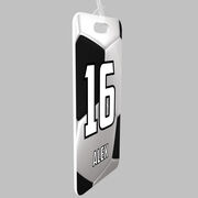 Soccer Bag/Luggage Tag - Personalized Big Number with Soccer Ball