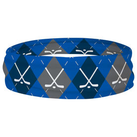 Hockey Multifunctional Headwear - Hockey Sticks Argyle Pattern RokBAND