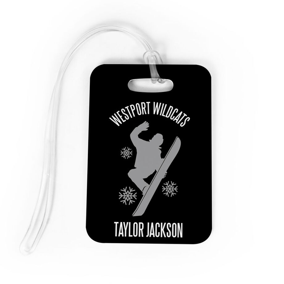 Snowboarding Bag/Luggage Tag - Personalized Team - Personalization Image
