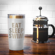 Swimming 20 oz. Double Insulated Tumbler - Eat Sleep Swim