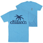 Lacrosse Short Sleeve T-Shirt - Just Chillax'n (Back Design)