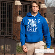 Hockey Hooded Sweatshirt - Dangle Snipe Celly Words